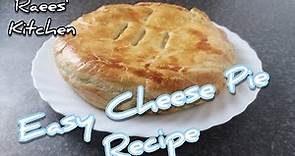 Cheese and Onion Pie | Homemade | Classic | Recipe