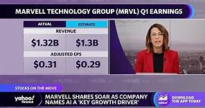 Marvell Technology shares soar as company names AI a 'key growth driver'