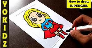 HOW TO DRAW SUPERGIRL CARTOON