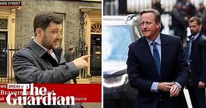 'I was not expecting that': journalists react to David Cameron entering No 10