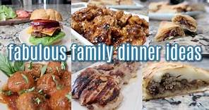 Fabulous Family Dinner Ideas! What's For Dinner?! Get Outta That Dinner Rut! Cook With Me!