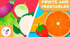 Learn Fruits And Vegetables - Vocabulary For Kids