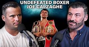 Undefeated Boxer Joe Calzaghe tells his story