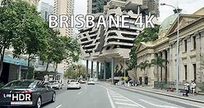 Driving Downtown - Brisbane 4K HDR - Australia - 2032 Olympics City