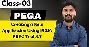 "🚀 Pega Regular Class- 03 Creating a New Application Using PEGA PRPC Tool 8.7 🛠️ | Harsha Trainings"