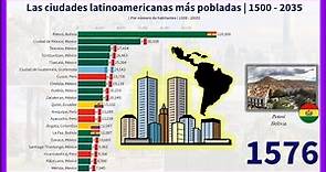 Las ciudades latinoamericanas más pobladas | 1500 - 2035 🏙️