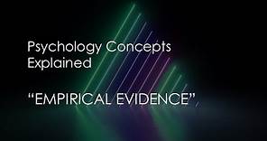 "Empirical Evidence"