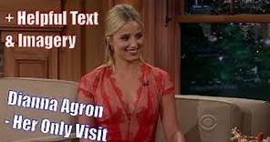 Dianna Agron - I've Laughed More On This Show, Than Any Other - Her Only Appearance [+Texm