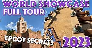 World Showcase EPCOT Full Tour 2023 | Secrets of the World Showcase Walt Disney World