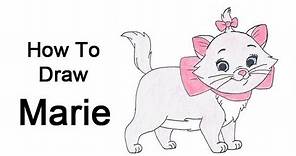 How to Draw Marie from The Aristocats