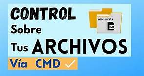CONTROL TOTAL DE LOS ARCHIVOS EN WINDOWS | CMD: ATTRIB y sus Propiedad