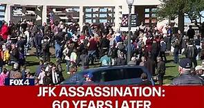 JFK Assassination: Hundreds gather at Dealey Plaza to commemorate 60 years since president's death