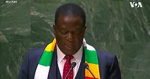 Zimbabwe President Emmerson Mnangagwa Addresses 78th UNGA