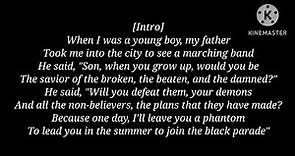 My Chemical Romance - Welcome To The Black Parade [Lyrics]