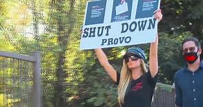 Paris Hilton holds rally in protest of alleged abuse at Provo Canyon School