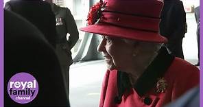 The Queen Visits Aircraft on Board HMS Queen Elizabeth Ahead of Carrier's First Deployment
