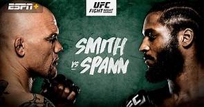 UFC Fight Night presented by U.S. Army: Smith vs. Spann 9/18/21 - Stream the Fight Live - Watch ESPN