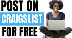 How do you post ads on Craigslist for free? [BRAIDERS]