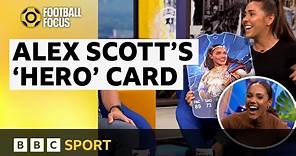Fara Williams surprises Alex Scott with her EA FC 24 Ultimate Team card | BBC Sport