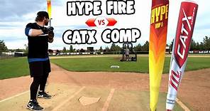 EASTON HYPE FIRE vs. MARUCCI CATX COMPOSITE | USSSA Baseball Bat Review