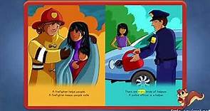 Community Helpers: Level E - Interactive Stories for Kids