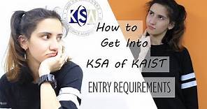 How to apply for KSA of KAIST? |The application process|