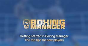 Boxing Manager new player top tips guide