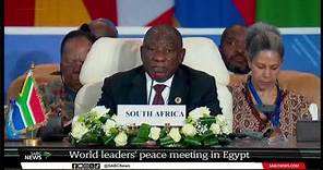 Cairo Peace Summit | World leaders meet in Egypt