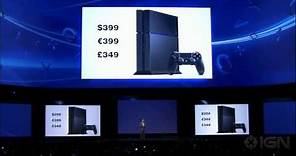 Sony Reveals PlayStation 4 Price - E3 2013 Sony Conference