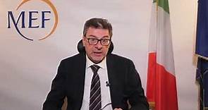 IL MINISTRO DELL'ECONOMIA GIANCARLO GIORGETTI INTERVIENE ALLA 40° ASSEMBLEA DI ANCI