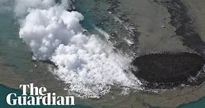 New island emerges off Japan after volcanic eruption