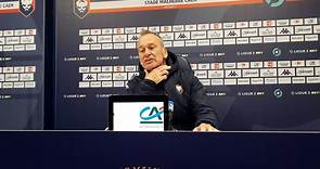 Jean-Marc Furlan en conférence de presse d'avant-match