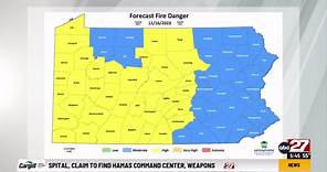 Pennsylvania counties under ‘high’ risk for wildfires