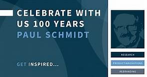 Webinar (EN): 100th birthday of Paul Schmidt