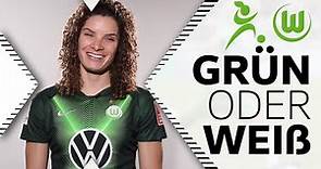 Vorspeise oder Dessert? | Dominique Janssen in Grün oder Weiß | VfL Wolfsburg Frauen