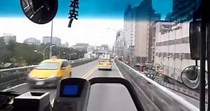 公車 299路線 中華路口-台一線高架橋-忠孝橋-台北車站 路程景