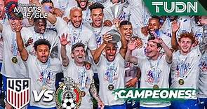¡CAMPEONES! ¡El Team USA levanta el trofeo! | USA 3-2 México | CONCACAF Nations League Final | TUDN