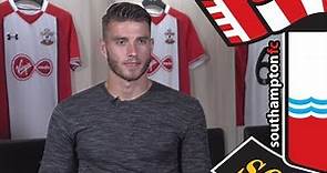 Wesley Hoedt's first Saints interview