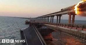 Crimea bridge partly reopens after huge explosion - Russia