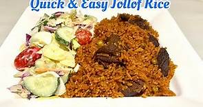 Make Easy Beef Jollof Rice like a Pro