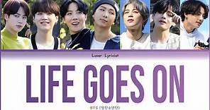 BTS (방탄소년단) - 'Life Goes On' - (Color Coded Lyrics)