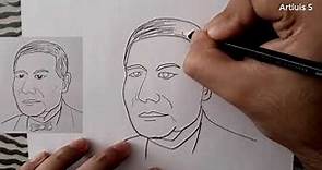 ¿Cómo dibujar a Benito Juárez? | How to draw Benito Juárez? |HD