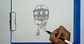 How To Draw a SoftBall Player Step by Step