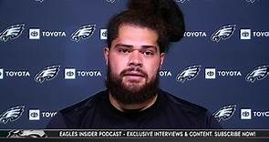 Watch live as G Isaac Seumalo speaks to the media during OTAs.