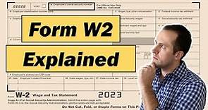 IRS Form W2 Explained