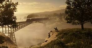 Arthur Morgan Wild West Train Red Dead Redemption 2 Live Wallpaper - MoeWalls
