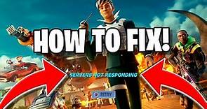 Why is Fortnite Servers Down? (How to Fix Fortnite Servers Not Responding)