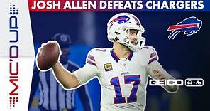 Josh Allen Mic'd Up For Dramatic Win Over Los Angeles Chargers! | Buffalo Bills