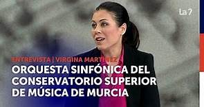 Virginia Martínez, directora de la Orquesta Sinfónica del Conservatorio Superior de Música de Murcia