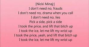 Nicki Minaj, Drake, Lil Wayne - No Frauds (Lyrics)